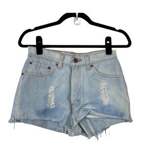 Levi's Shorts Vintage 512 High Rise Cut-off Denim Waist 26"